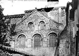 La façade sud en 1851.