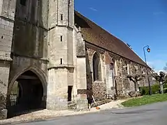 Côté sud du porche.