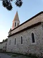 La façade Sud de l'église