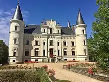 Façade sud du château d'Angrie