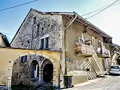 La maison de vigneron du XVIIIe siècle.