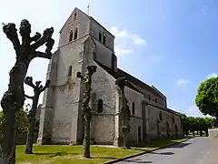 Chevet est et mur nord.