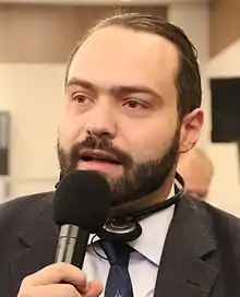 Fabio Massimo Castaldo,14e vice-président du Parlement.