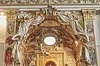 Décor baroque de Gianni del Bufalo pour l’église San Benedetto.