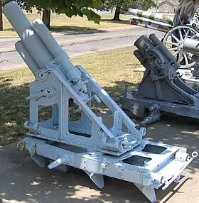 Mortier de 150 mm Fabry (US Field Artillery Museum, Ft. Sill, OK).