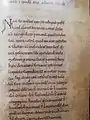 Récit concernant Alain Canhiart, sa mère Guigoedon et ses biens à proximité du castrum de Castellin : La majorité du texte est cependant tardive (XIIe/XIIIe siècle).