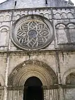 Façade de l'Église Saint-Léger de Cognac (Charente)