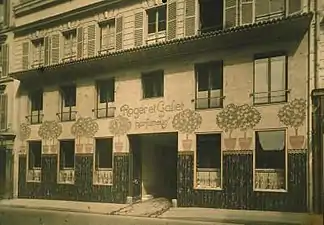 La façade des établissements Roger & Gallet à Paris.