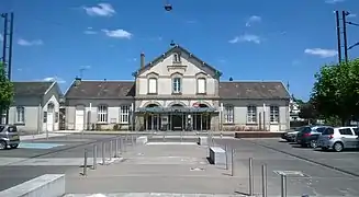 La gare de La Souterraine en 2015.