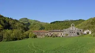 Façade orientale de l'abbaye.