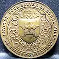 Médaille frappée en 1898 pour le baptême des cloches de la cathédrale Sainte-Croix d'Orléans.