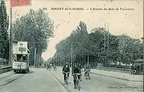 Bois de Vincennes à Nogent-sur-Marne.