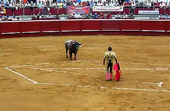 Matador pendant la faena