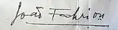 signature de João Fahrion