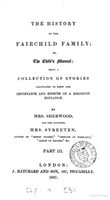 Page de couverture d'un roman du XIXe siècle.