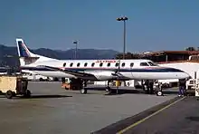 Un Fairchild Metroliner de la SkyWest Airlines, semblable à celui de l'accident}}