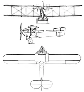 vue en plan de l’avion