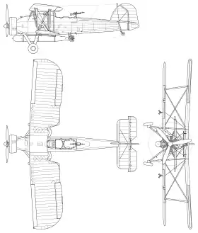 vue en plan de l’avion