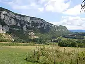 Falaises du col de la Crusille et du col du Banchet.