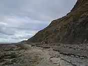 Falaises à l'est de Port en Bessin