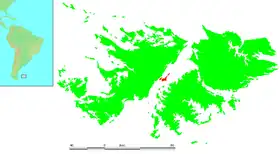 Localisation des îles Swan
