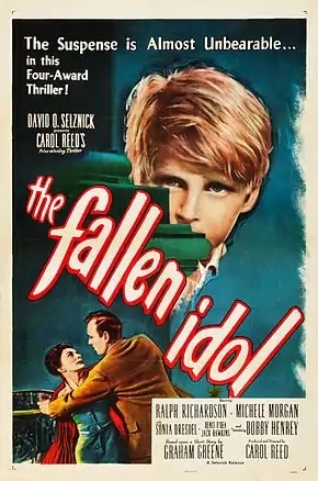 Description de l'image Fallen-Idol-Poster-1948.jpg.
