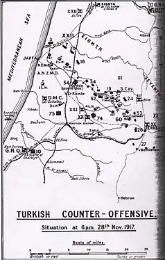 Contre-offensive ottomane du 28 novembre 1917