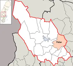 Localisation de Falun