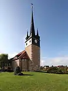 L'église Saint-Jacques de Fambach (de).