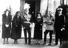 Hélène et sa famille en 1921.