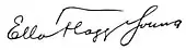 signature d'Ella Flagg Young