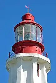 Le fanal du phare de Pointe-au-Père