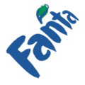 L'ancien logo de Fanta jusqu'à début 2017.