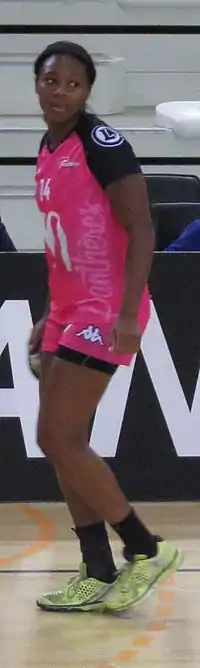 Fanta Keita en 2017sous le maillot du Fleury Loiret.