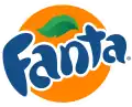 L'ancien logo de Fanta jusqu'à début 2016.
