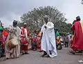 Orchestre accompagnant la fantasia.