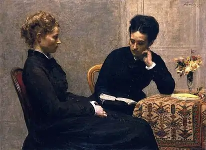 La Lecture (1877),  Musée des Beaux-Arts, Lyon.