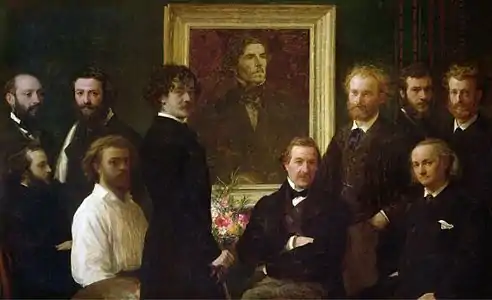 Henri Fantin-Latour, Hommage à Delacroix (1864)
