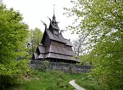 Stavkirke de Fantoft à Bergen