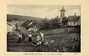 Panorama du village vers 1910.
