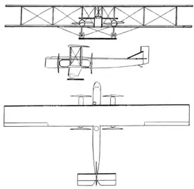 vue en plan de l’avion