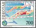 Compétition de natation, 1989.