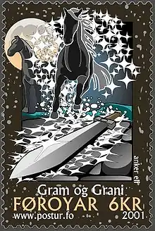 Grani et l'épée Gram