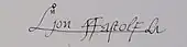 signature de John Fastolf