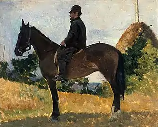 Diego Martelli à cheval (1867)Galerie d'Art moderne (Florence)