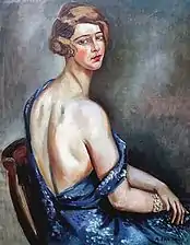 Portrait d'une élégante (1925).