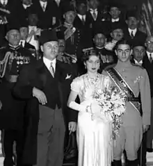 Mariage de Faouzia bint Fouad et de Mohammad Reza Pahlavi, 1939.