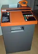 Machine à faxer anglaise Infotec, 1974.