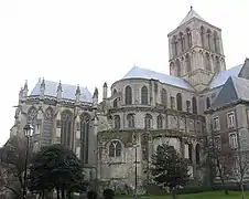 Photo de l'Abbaye de la Trinité de Fécamp en 2005.