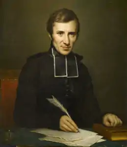 Portrait de l'abbé Félicité Lamennais en 1827 (musée du château de Versailles)